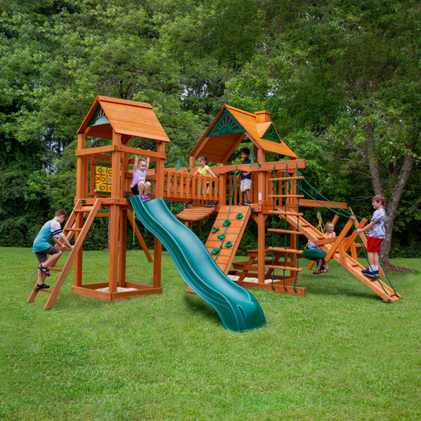 Gorilla Playsets Pioneer Peak Swing Set & Reviews Wayfair